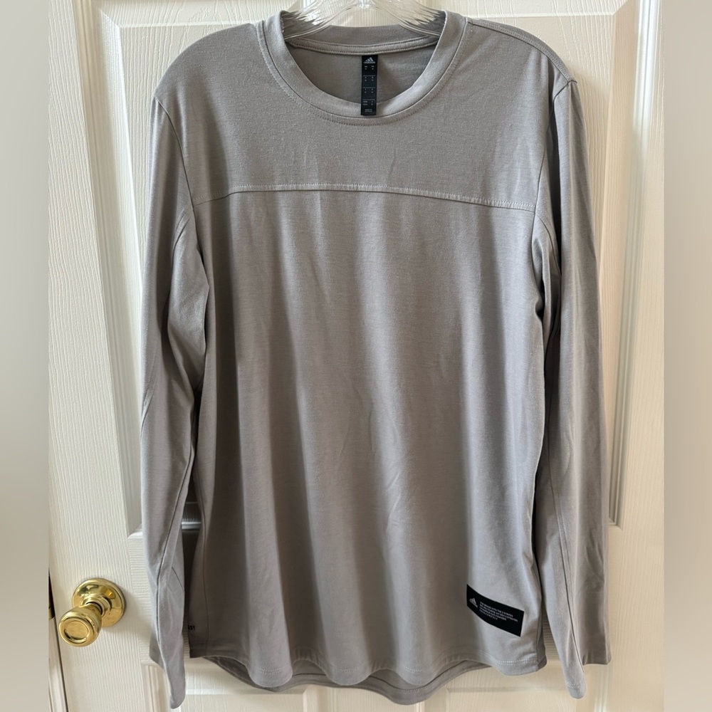 Adidas Aeroready gray long sleeve - medium
